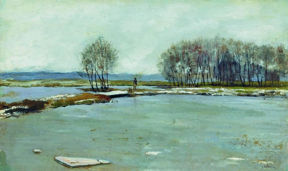 Исаак Левитан. Ранняя весна. 1899.
